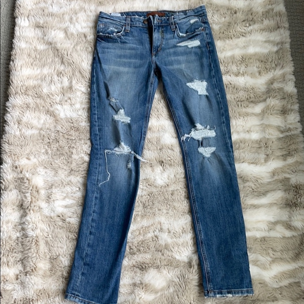 Joes Jean boyfriend slim distressed straight leg
